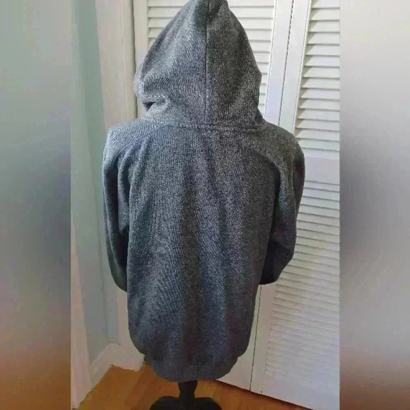 East Coast Lifestyle Women's Full Zip Hoodie Heather Grey - Picture 5 of 10